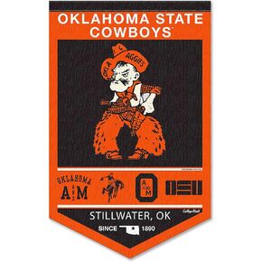 College Flags & Banners Co. Oklahoma State Cowboys Heritage History Banner Pennant