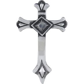 Castleore Easy Wall Hanging Home Decor Religious Christian Crosses for Wall | Best for Home, Office and As Gift | Silver Antique | Size L 10.2 W 6.1 Inch | (Silver Antique)