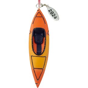 Kayak Ornament, Kayak Christmas Ornament - Great Kayaker Gifts, Kayak Gifts - Comes in a Gift Box so It's Ready for Giving