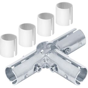 12 مجموعة من وصلات الأنابيب المعدنية ذات 4 اتجاهات، تناسب أنابيب الفولاذ المقاوم للصدأ OD 19.1 مم، وتناسب الأنابيب المعدنية الكهربائية مقاس 1/2 بوصة مع حشوات محول PE in Kuwait