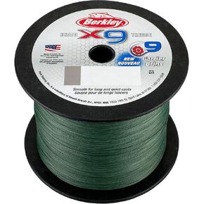 Berkley x9 Braid Superline, Suitable for Freshwater Environments
