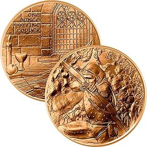 Jig Pro Shop Medieval Legends Series 1 oz .999 Pure Copper Medallion