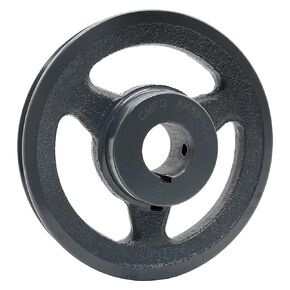 AK59-1-1/8 v Belt Pulley,5.75'' inch OD 1-1/8" Inch Bore,Cast Iron Material, AK Single Groove Motor Pulley for "4L" or "A" or "3L" Belts