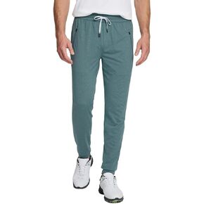 Men's Gym Jogger Pants Lightweight Tapered Training Sweatpants Polyester Moisture Wicking Running Pants