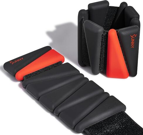 Sunny Health & Fitness Walking Arm Weight Bands – Set of 2 – Adjustable Silicone Ankle Weights, Flexible Strap, Small Wrist Weights for Walking, Yoga, Pilates, and More in Saudi Arabia