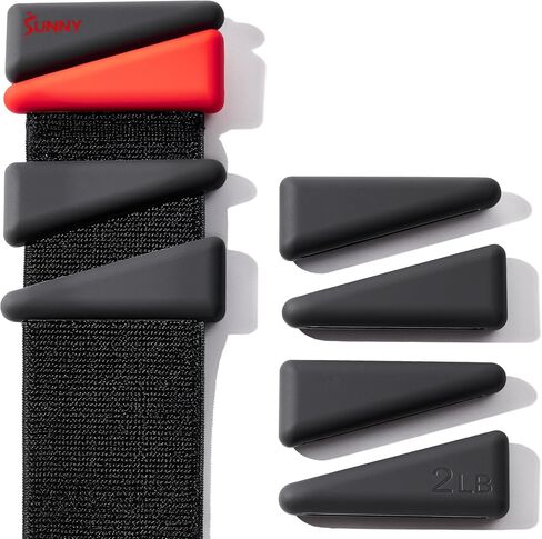 Sunny Health & Fitness Walking Arm Weight Bands – Set of 2 – Adjustable Silicone Ankle Weights, Flexible Strap, Small Wrist Weights for Walking, Yoga, Pilates, and More in Saudi Arabia