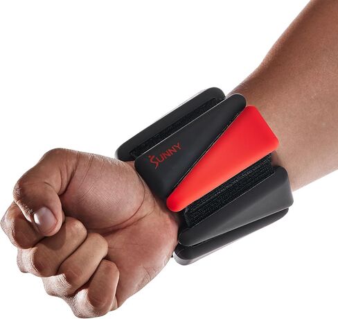 Sunny Health & Fitness Walking Arm Weight Bands – Set of 2 – Adjustable Silicone Ankle Weights, Flexible Strap, Small Wrist Weights for Walking, Yoga, Pilates, and More in Saudi Arabia