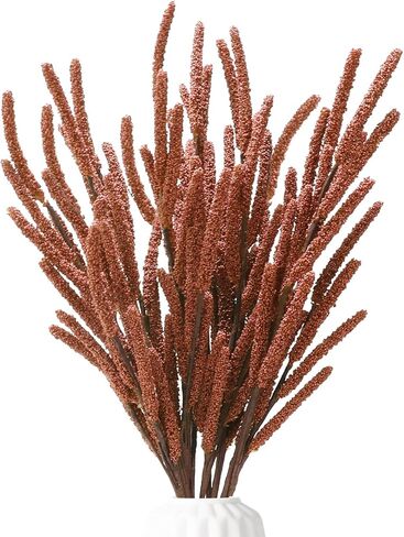10 Pcs Fall Flowers Artificial for Decoration, 21.65" Long Fake Floral Stems for Fall Halloween Table Centerpieces Table Tall Vase Festival Decor (Autumn Orange) in Saudi Arabia