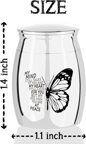 جرة تذكار صغيرة للرماد البشري، جرة حرق صغيرة للرماد، جرة صغيرة للرماد البشري، جرة صغيرة من الفولاذ المقاوم للصدأ، حامل رماد صغير، جرة رماد صغيرة للعمة، العم، صديق العائلة in Kuwait