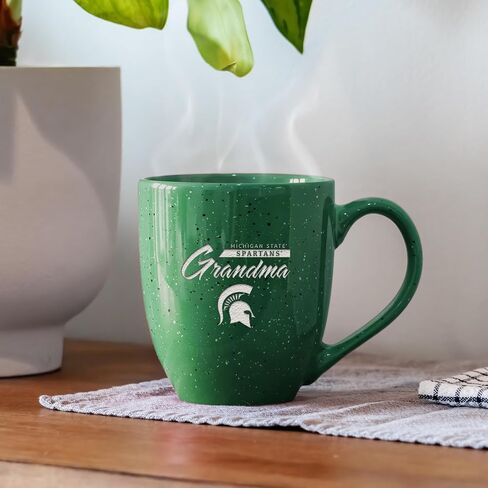 ريكو إندستريز NCAA للجنسين-البالغين NCAA الجدة 16 أونصة كوب قهوة من السيراميك منقوش بالليزر ومرقط in Saudi Arabia