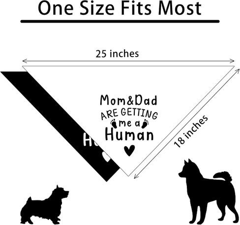 2 Pack It's a Boy It's a Girl Gender Reveal Baby Announcement Dog Bandana for Dogs Pet Accessories for Dog Lovers Pregnancy Reveal Ideas in Saudi Arabia