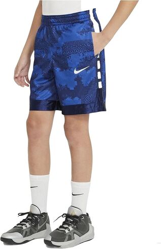 شورت Nike للأطفال الكبار (للأولاد) Dri-FIT Elite Super لكرة السلة (MD (10-12 طفل كبير)، Game Royal/Blue Void/White) in Saudi Arabia