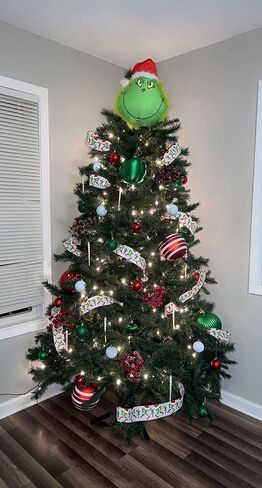 Elf Body with Furry Green Head/Arm/Legs for Christmas Tree Decorations and Ornaments in Saudi Arabia