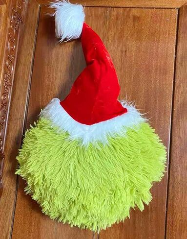 Elf Body with Furry Green Head/Arm/Legs for Christmas Tree Decorations and Ornaments in Saudi Arabia