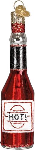 Old World Christmas Various Foods Glass Blown Ornaments for Christmas Tree Soy Sauce in Saudi Arabia