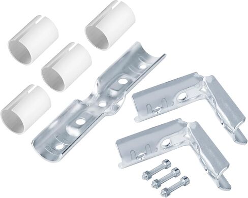 12 مجموعة من وصلات الأنابيب المعدنية ذات 4 اتجاهات، تناسب أنابيب الفولاذ المقاوم للصدأ OD 19.1 مم، وتناسب الأنابيب المعدنية الكهربائية مقاس 1/2 بوصة مع حشوات محول PE in Kuwait