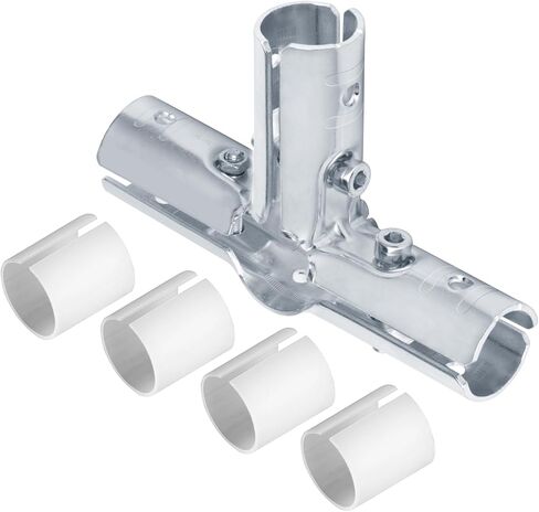 12 مجموعة من وصلات الأنابيب المعدنية ذات 4 اتجاهات، تناسب أنابيب الفولاذ المقاوم للصدأ OD 19.1 مم، وتناسب الأنابيب المعدنية الكهربائية مقاس 1/2 بوصة مع حشوات محول PE in Kuwait