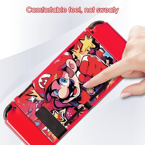 PERFECTSIGHT مصممة لجهاز نينتندو سويتش، حافظة واقية من مادة TPU للفتيات والأولاد والأطفال، حافظة قابلة للإرساء على شكل قذيفة كاواي متوافقة مع غطاء نينتندو سويتش مع قطعتين من أغطية قبضة الإبهام (لحن) in Kuwait