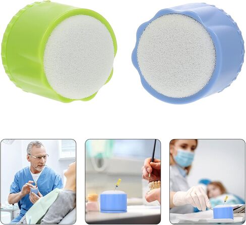 2 قطعة رف ملف قناة الجذر إندو ملف نظيف حامل حامل الإسفنج الملء حامل قابل للتعقيم الإسفنج الملء اللبية حامل إندو الدائري منتجات صندوق تعقيم ملف إندو in Kuwait