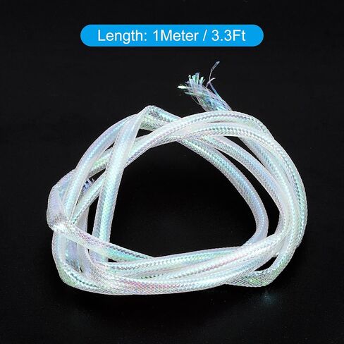 PATIKIL Fly Tying Material, Pearlescent Braid Tube Round Holographic Tinsel Tubing for Making Fishing Lure Fly Flies in Saudi Arabia