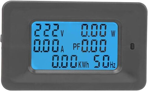 DC Voltage Meter 6 in 1 Digital LCD Display Digital Current Voltage Power Energy Meter 100A Amperage Ammeter Voltmeter Multimeter Power Energy Monitor Panel with Mutual Inductor in Saudi Arabia