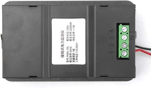 DC Voltage Meter 6 in 1 Digital LCD Display Digital Current Voltage Power Energy Meter 100A Amperage Ammeter Voltmeter Multimeter Power Energy Monitor Panel with Mutual Inductor in Saudi Arabia