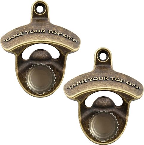 Wall Mounted Magnetic Bottle Opener, Vintage Metal Table Mounted Beer Cap Opener for Festival Gifts (3 Packs) in Saudi Arabia