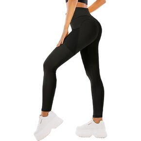 High Waisted Leggings,Yoga Pants with Pockets,No See Through