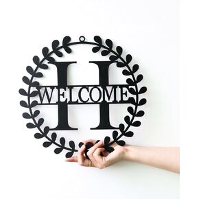 12 Inch Metal Letters H Home Wall Decor,Engagement Gifts for Couples,Garden Decor,Patio Decor,House Warming Gifts New Home,Bridal Shower Gifts,Outdoor Decor,Bathroom wall decor,Wall Art Decor
