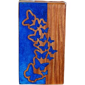 Best Urn for Human Ashes Large Wooden urn for Cremation Adult urn Box for Ashes Personalized Wooden urn Burial urn for Funeral Wood Box (Large 11X6 (250 cu Inches))