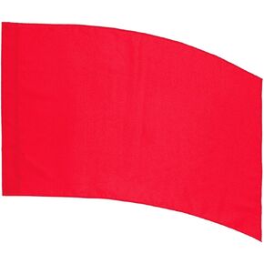 DSI Color Guard Practice Flag (PCS) - Curved Rectangle - Red