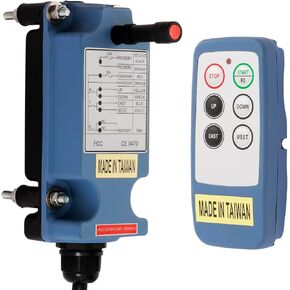 SAGA-L6 Mini Wireless Crane Remote Control for Winch Lifting Electric Hoist Crane Dump Trailer Truck Tail Gate Transmitter 12V 24V Receiver