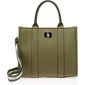U.S POLO ASSN. USPA Box Tote, Black in Saudi Arabia