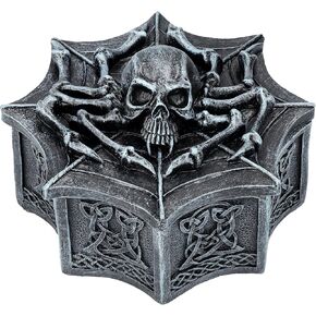 Pacific Giftware Arachnid Box, Black, 5.19 Inches Length, Decorative Boxes