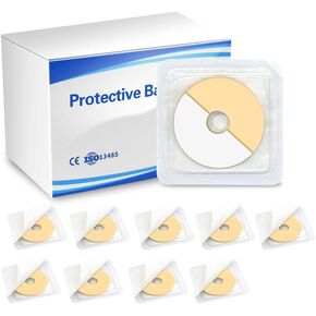 30 PCS Colostomy Bags, One Piece Ostomy Supplies Ostomy Drainable Pouch for Ileostomy Stoma Care, Cut to Fit