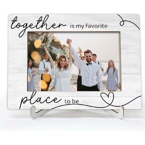 You Will Forever Be My Always Picture Frame, Engagement Gifts, Wedding Gifts for Newly Couples, Love Picture Frames, Wood 4x6 Picture Frame for Desk Display-A28