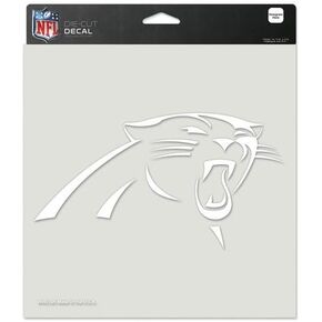 Wincraft NFL Carolina Panthers Die-Cut Decal, 8"x8", Team Color