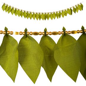 Toran Bandanwaar Artificial Leaf Patta Garland for Wall Door Hanging Home Temple Festival Wedding Function Party Decoration Décor and Gifting (Design 2)