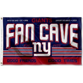 WinCraft New York Giants Fan Man Cave Banner Flag