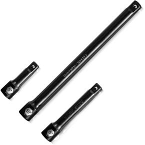 4pc 1/2-Inch Drive Impact Extension Bar and Adapter Set, Include 1/2''F * 3/8''M Impact Socket Adapter, 1/2'' Universal Joint and 3,6-inch Extension Bar, Chrome Molybdenum Steel