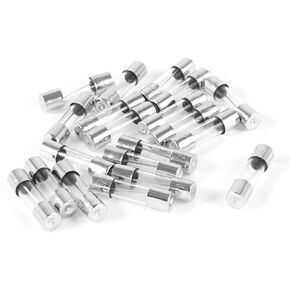 uxcell 20pcs Fast Blow Glass Tube Fuse 8A 250V 5mm x 20mm