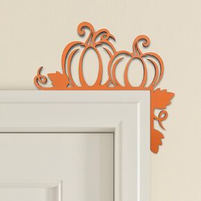 Fall Decor Wooden Pumpkin Thanksgiving Decorations for Home Door Corner Autumn Harvest Mantle Decor