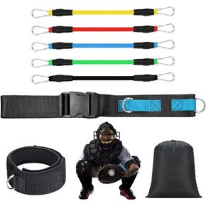 Baseball Softball Catcher Resistance Training Belt Catcher Framing Receiving Aid Catchers Training Equipment Enhance Mechanics Turn Balls into Strikes Adjustable Catcher Training Belt
