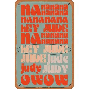 يا جود غنائي ملصق طباعة الصور الفوتوغرافية 8 "× 12" خمر معدن القصدير تسجيل شريط المنزل رجل كهف جدار ديكور in Kuwait