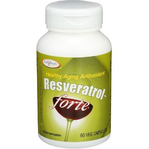 Enzymatic Therapy, Resveratrol Forte, 60 Tablets