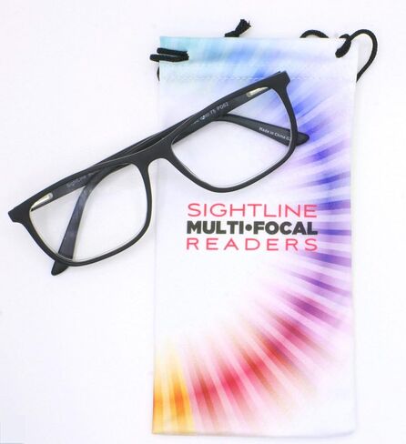 Sightline Six-006 Multifocus Reading Glasses- Premium Quality Frame -Medium to Large Fit 2.00 Magnification in Saudi Arabia
