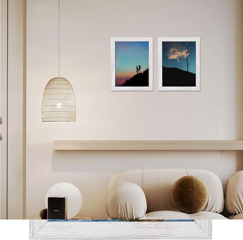 6x8 Picture Frame with Stand Real Glass Solid Wood Rustic Green Wooden 6 by 8 Photo Artwork Painting Frames for Horizontal and Vertical Wall Hanging or Tabletop Display 6 x 8 Inches in Kuwait