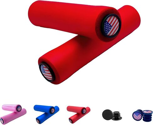 Handlebar Grips Foam EEUU, Mountain Bike Grips Blue, Bicycle Handlebar Grips, Dirt Bike Grips Foam, BMX Grips,Bicycle Handlebar Grips,Shock Absorption Bike in Saudi Arabia