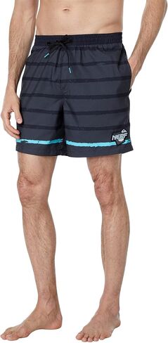 Quiksilver NERF Striped Out Volley Black LG in Saudi Arabia
