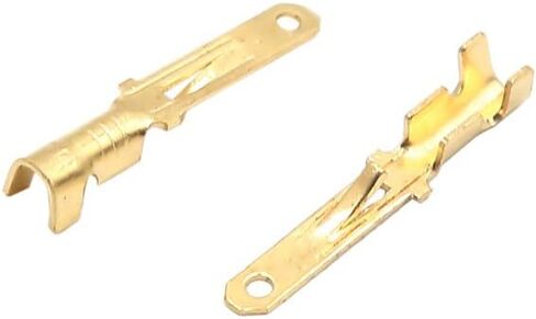 uxcell 600pcs Gold Tone 2.8mm Male Crimp Terminal Cable Connector for Car Automobile in Saudi Arabia